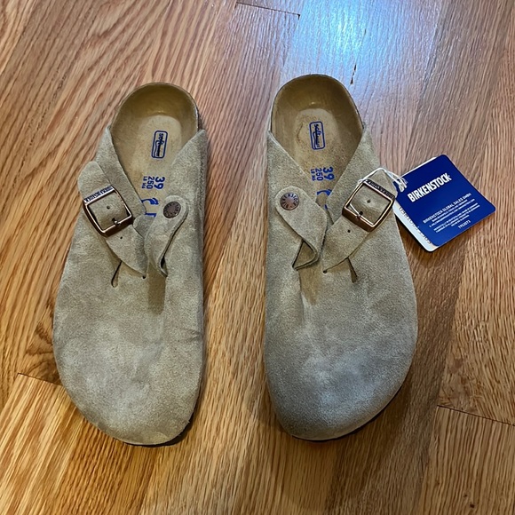 NWT Birkenstock Boston Soft Footbed Size 8 color taupe - Picture 7 of 17
